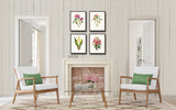 Tropical Orchids Botanical Print Set No. 2