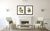 Antique Primrose Botanical Print Set No.5