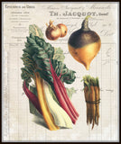 French Vegetable Collage No.1 - Botanical Print
